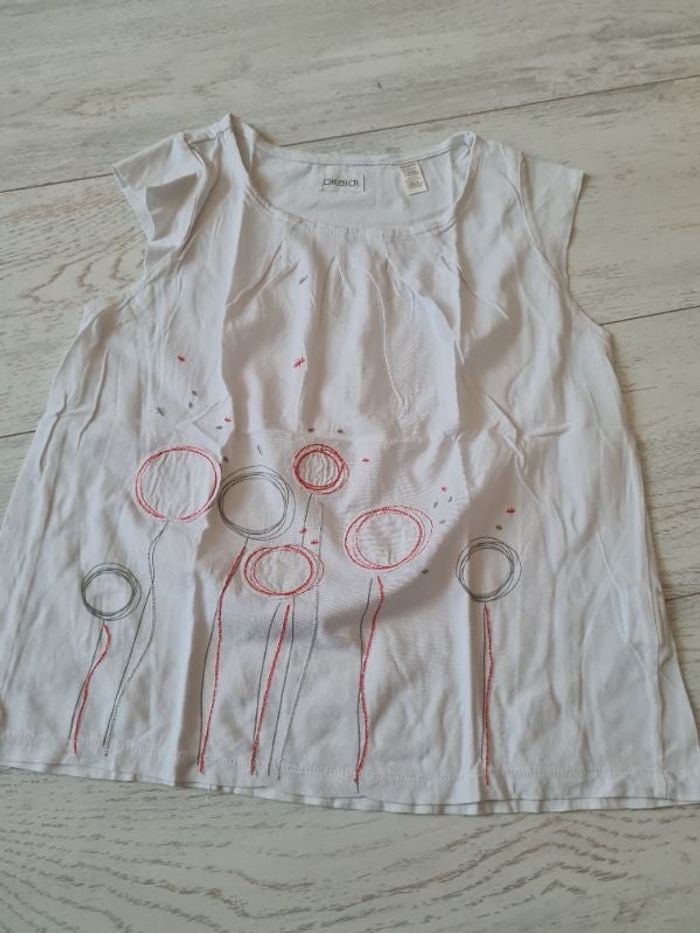 Haut été Okaïdi 8 ans fille