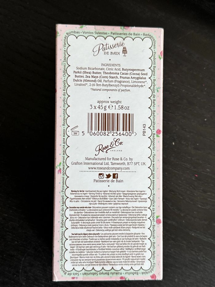 Coffret pour le bain en forme de roses - photo numéro 5