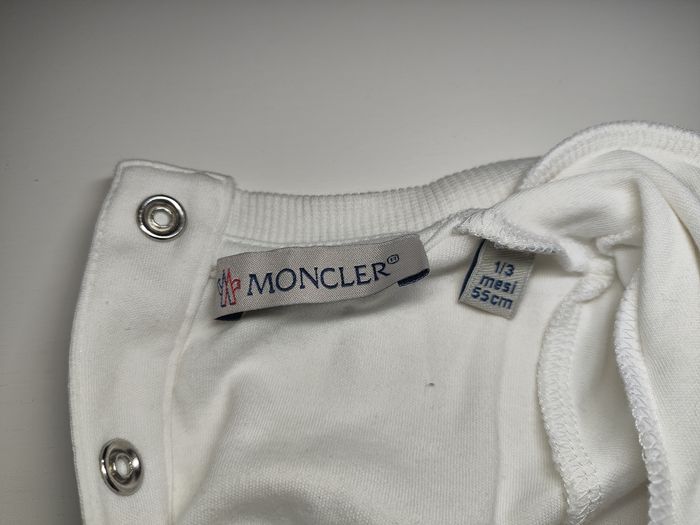 Moncler 1 à 3 mois 55 cm Blanc Tricolore - photo numéro 5
