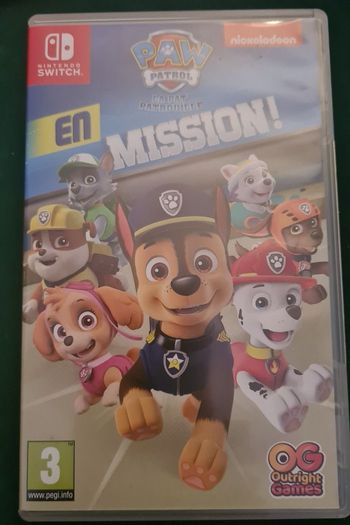 Jeux pat patrouille en mission  switch