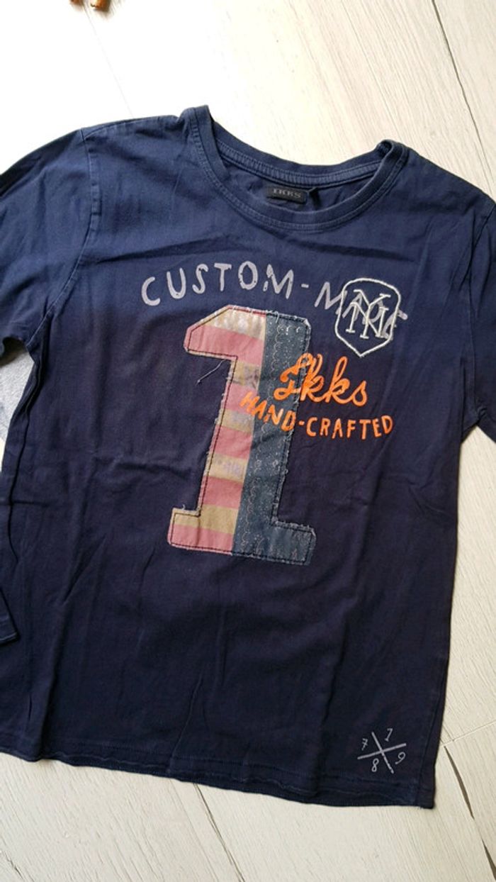 Lot de 2 tee shirts manches longues garçon 10ans ikks - photo numéro 4