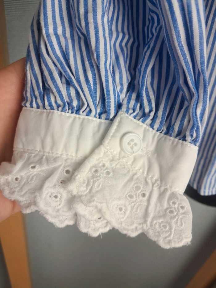 Cerise blue chemise T 36/38 en tbe - photo numéro 7