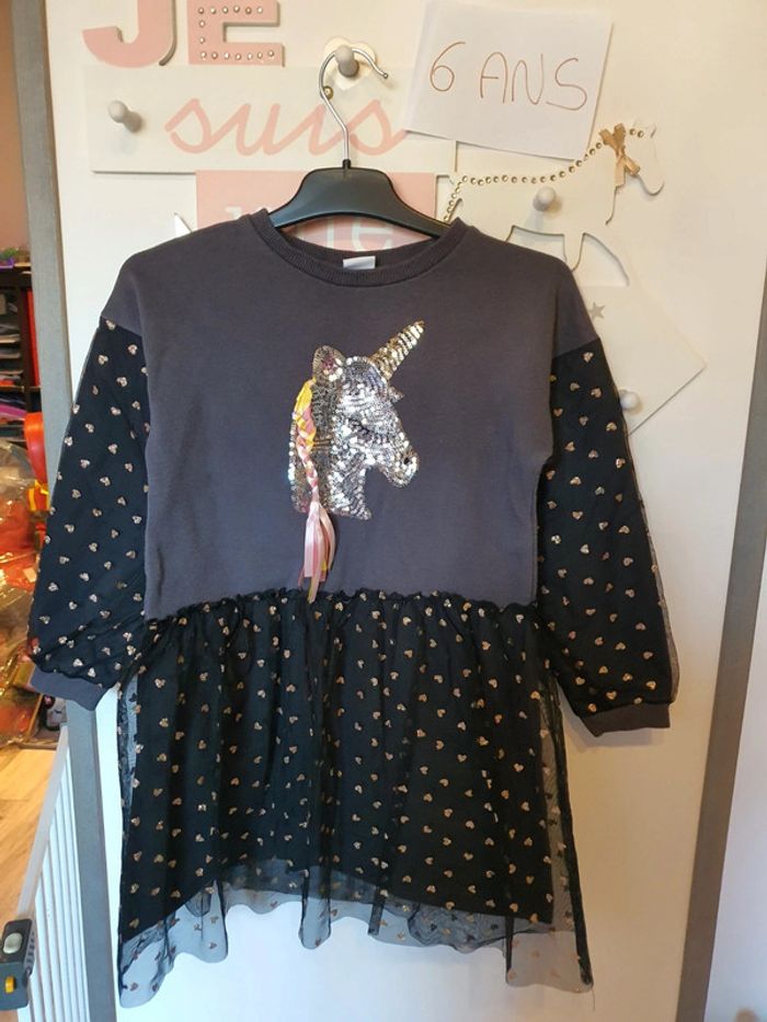 Robe 6 ans licorne