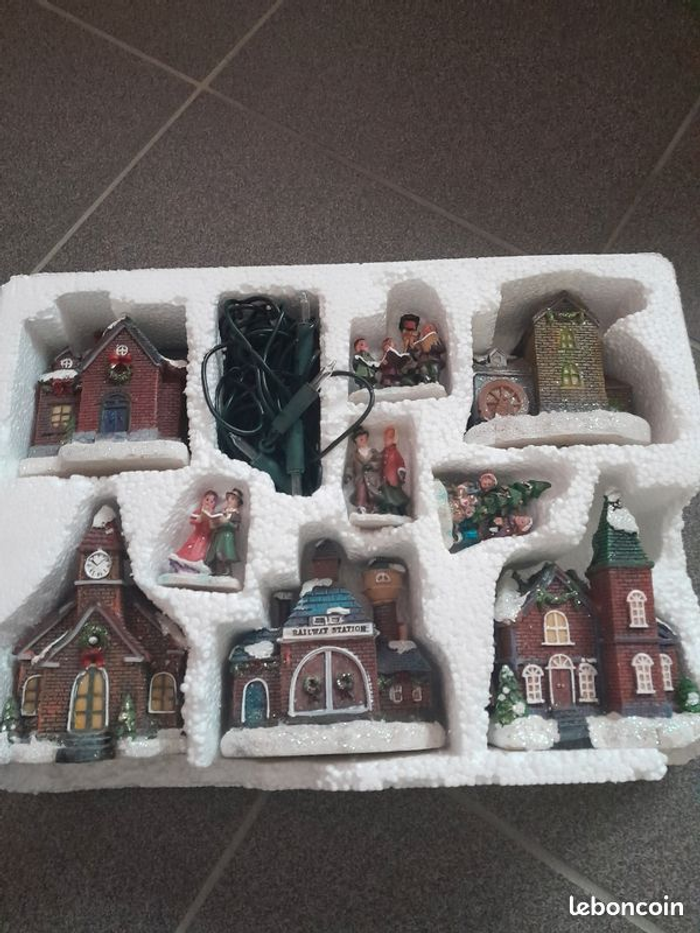 Village de noel illuminé