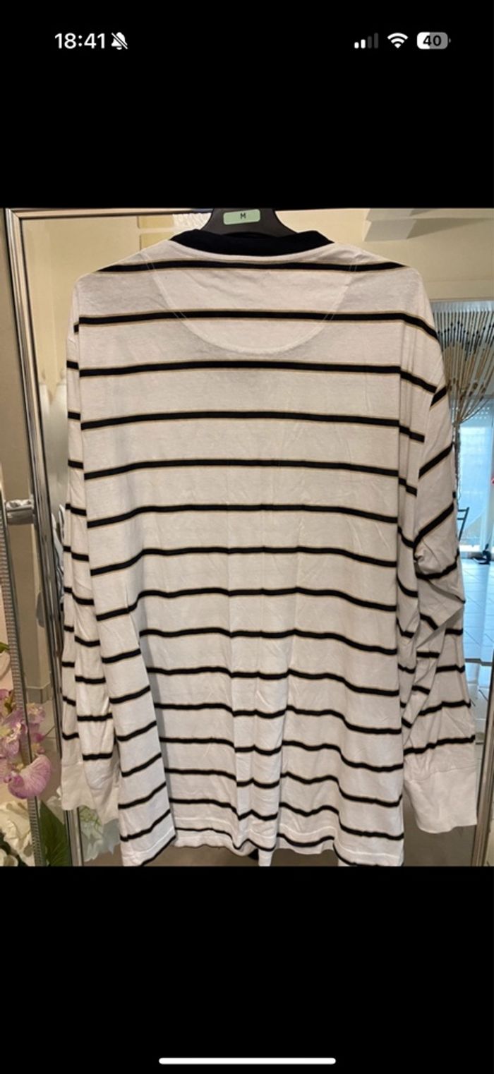 Pull fin rayé homme Hollister XL - photo numéro 2