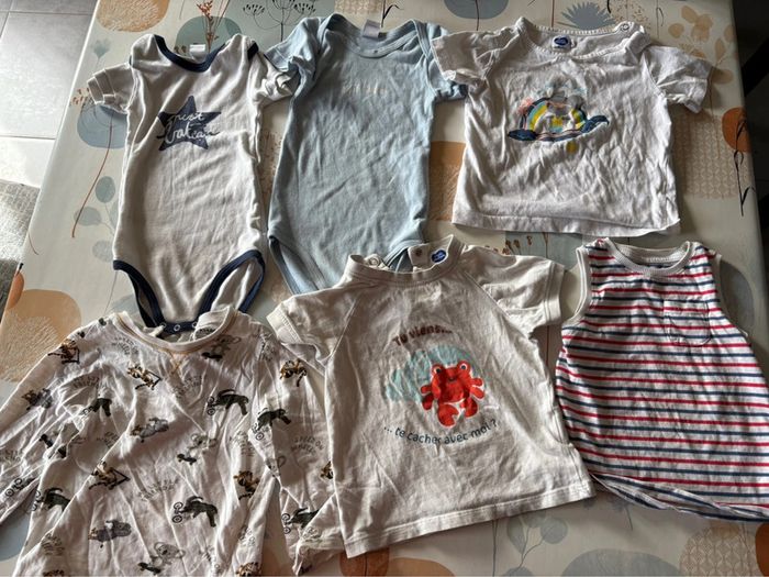 Lot de vêtements 24 mois, petit bateau, mot d’enfants, kiabi, Saint James,