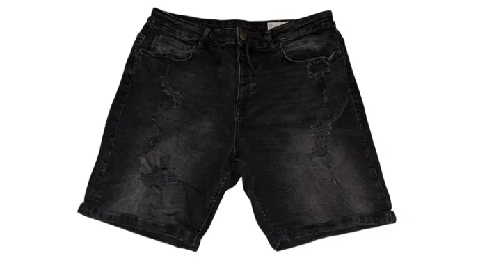 Short en jeans noir homme Primark 48 - W38