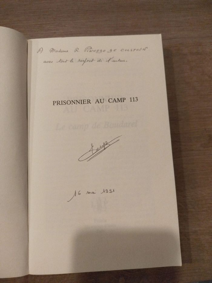 Livre Prisonnier au Camp 113 - photo numéro 4