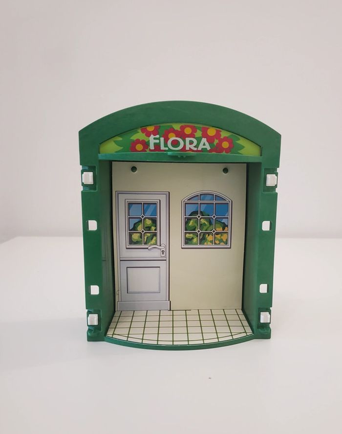Playmobil  Magasin entrée de boutique Fleuriste très bon état