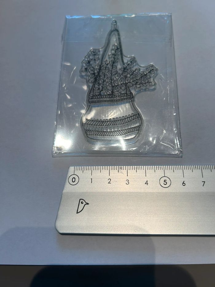 Tampon macramé et plantes