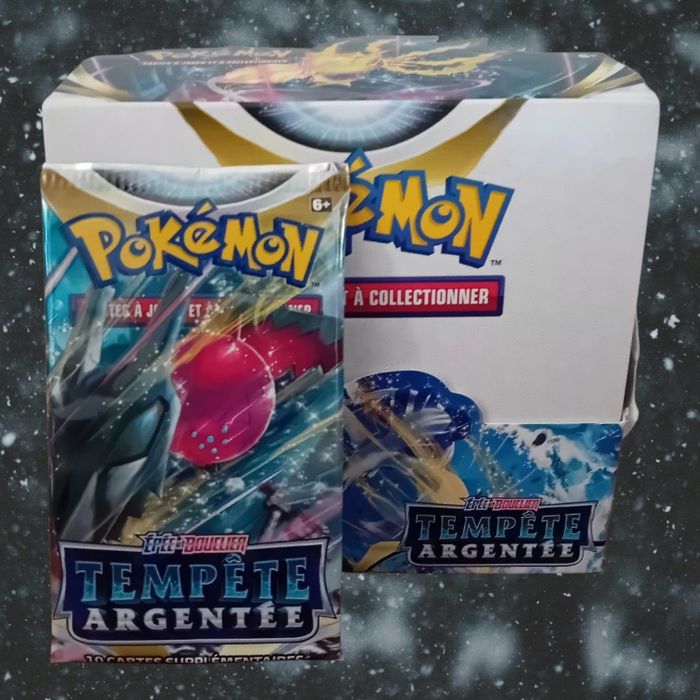 Lot de 6 boosters tempête argentée neuf et scellé - photo numéro 4