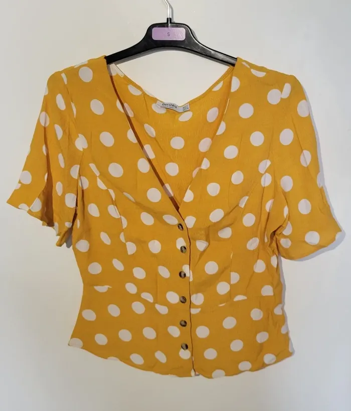 Blouse avec bouton
