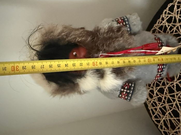 Poupée esquimaude ancienne ART INDIEN années 60 - photo numéro 6