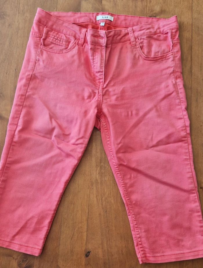 Pantacourt femme rose LH taille 40