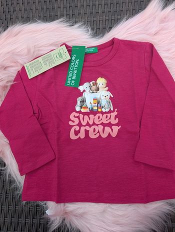 T-shirt manches longues united colors of benetton neuf