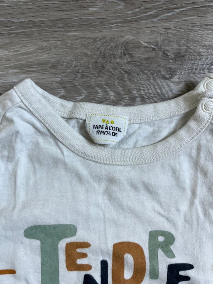 Tee-shirts MC 12 mois - photo numéro 2