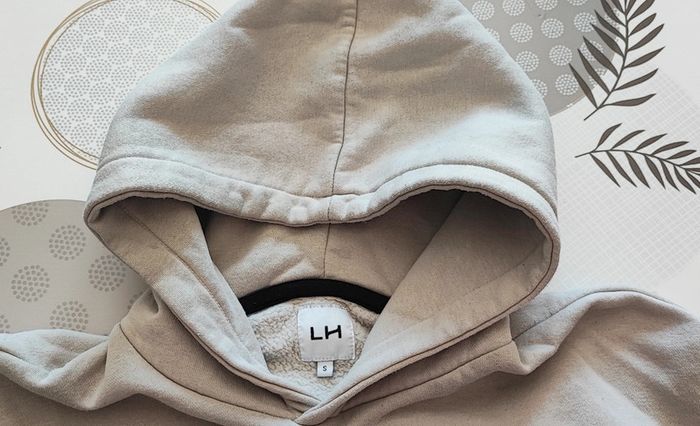 Sweat beige à capuche homme T: S - photo numéro 8