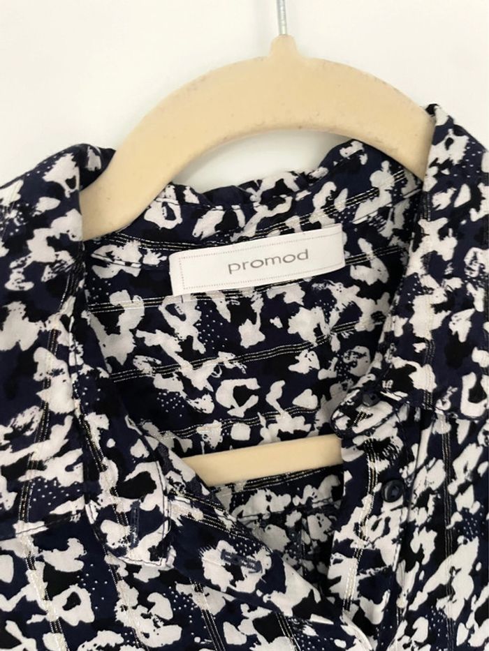 Chemise bleu nuit PROMOD - photo numéro 3