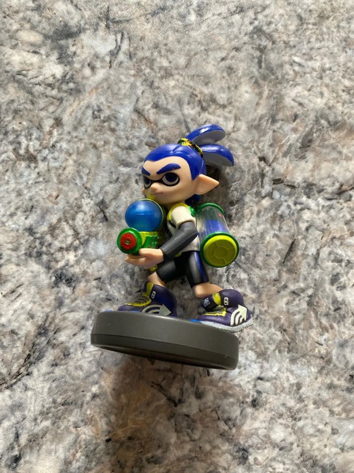 amiibo inkling boy bleu Splatoon
