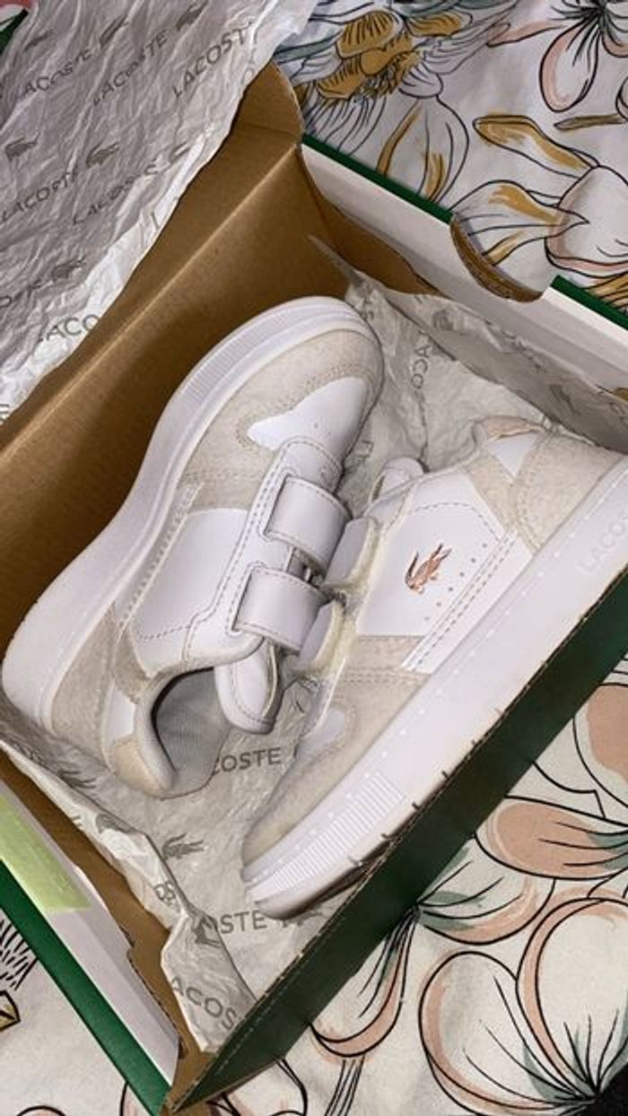Lacoste fille beige rosé p25 - photo numéro 3