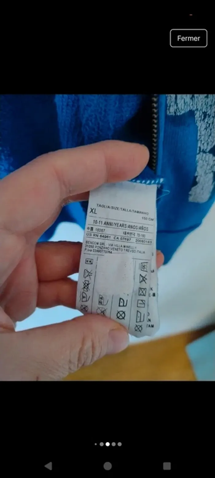 Gilet garçon zippé - photo numéro 6