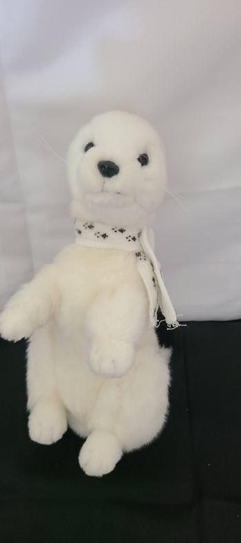Anima Peluche Hermine Écharpe Bretonne - 23 cm