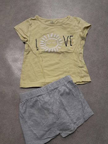 pyjama short fille 3 ans