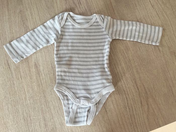 Body manches longues - 1 mois