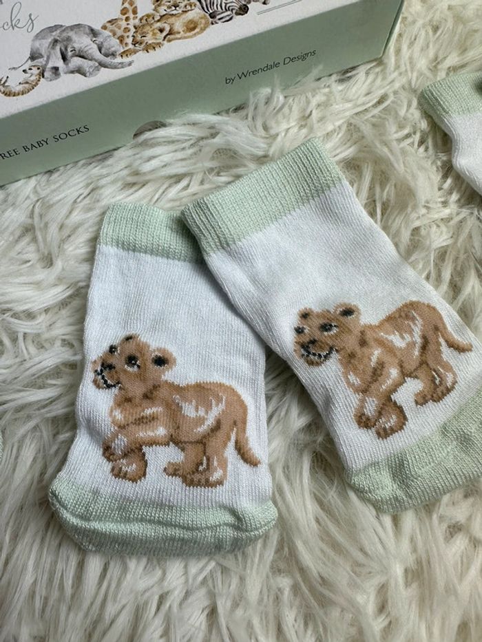 Coffret de 3 paires de chaussettes Wrendale Little wren taille 0-3 mois - photo numéro 3