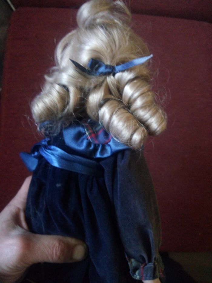 Ancienne poupée articulée en porcelaine - photo numéro 8