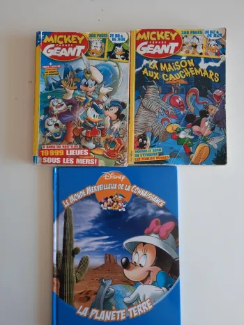 lot bd picsou mickey