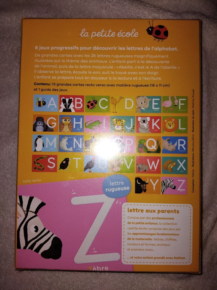 Lot de 2 jeux ABC et 123 à toucher neuf - photo numéro 2