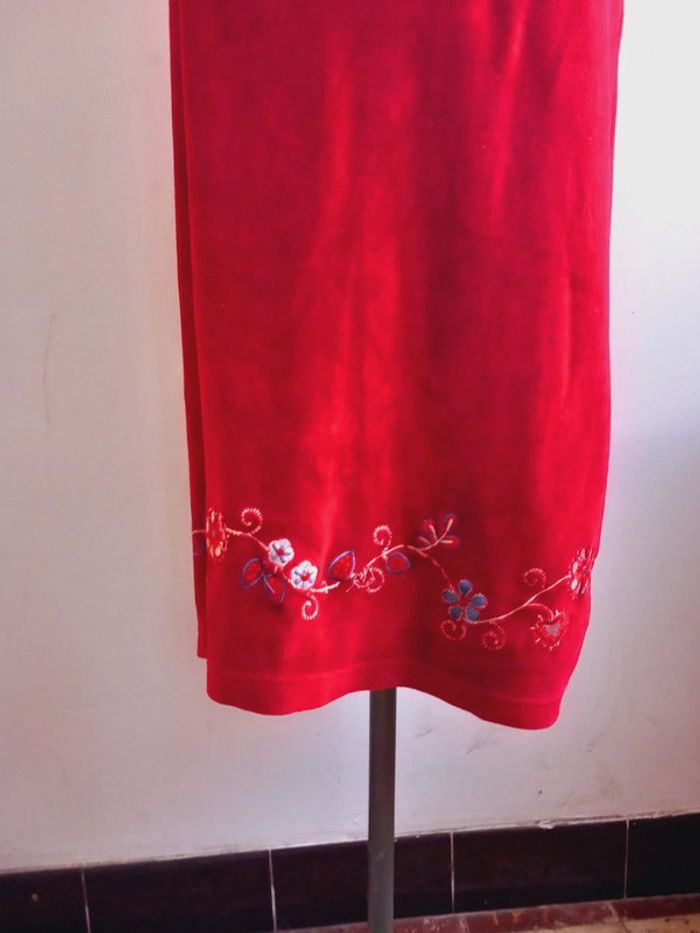 Robe longue rouge à bretelles Kiabi – 12 ans / 150 cm - photo numéro 3