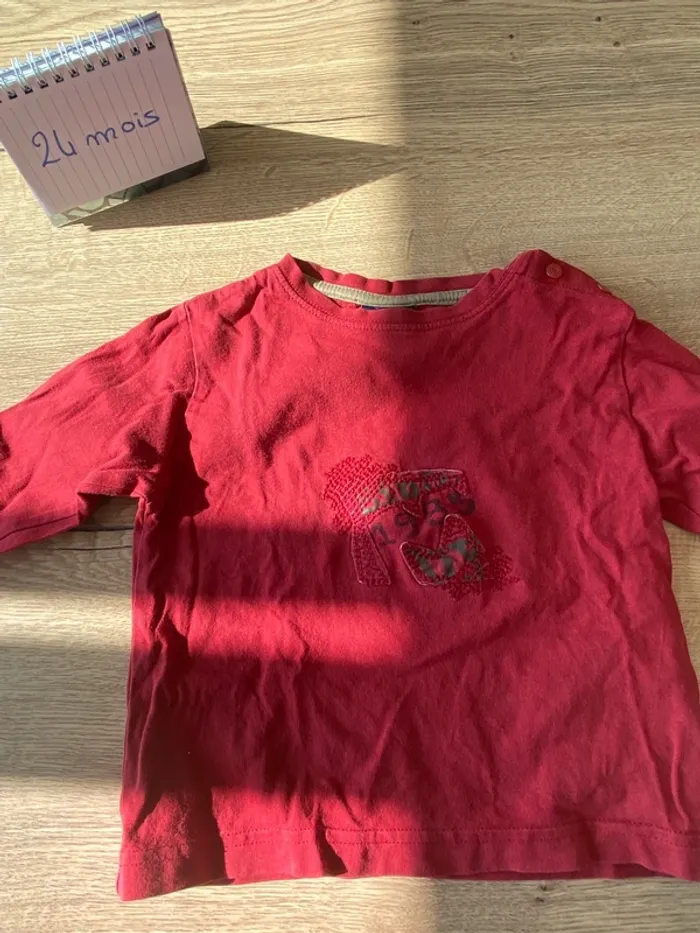 T-shirt manches longues 24 mois