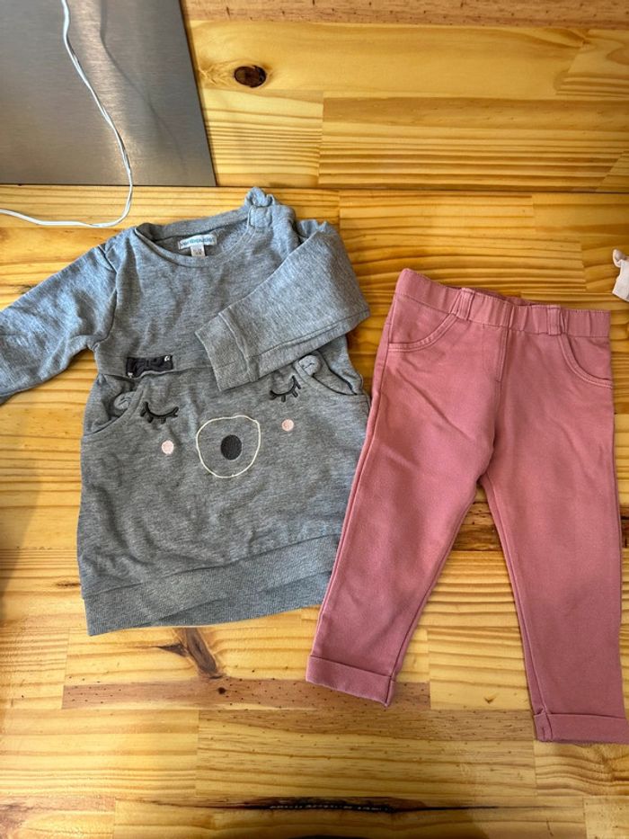 Ensemble fille 18 mois