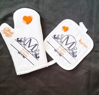 Gants + manique personnalisé