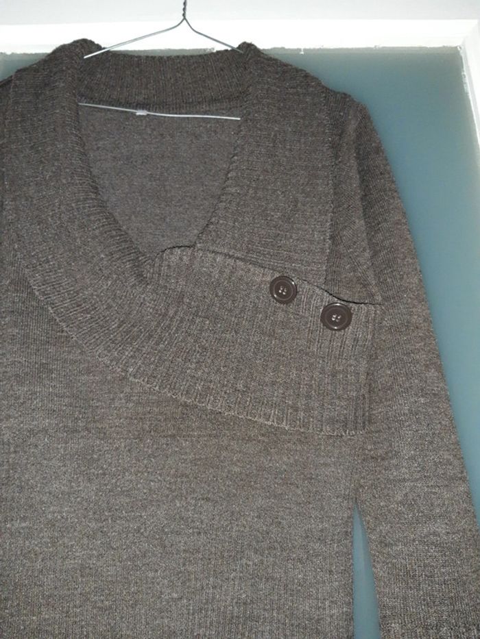 Pull marron - photo numéro 3