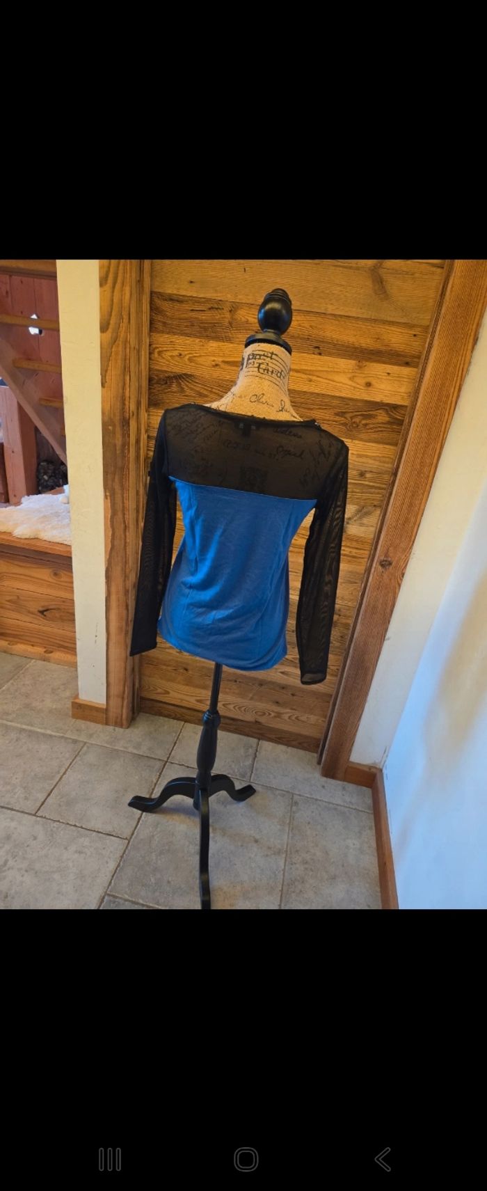 Haut manches longues transparentes Charlott' - photo numéro 2