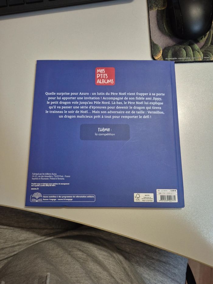 Livre Azuro le défi du père Noël - photo numéro 2