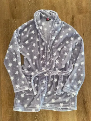 peignoir doux 10-12 ans