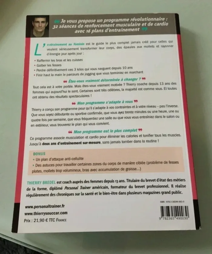 Livre : L'entraînement au féminin - Thierry Bredel - photo numéro 8
