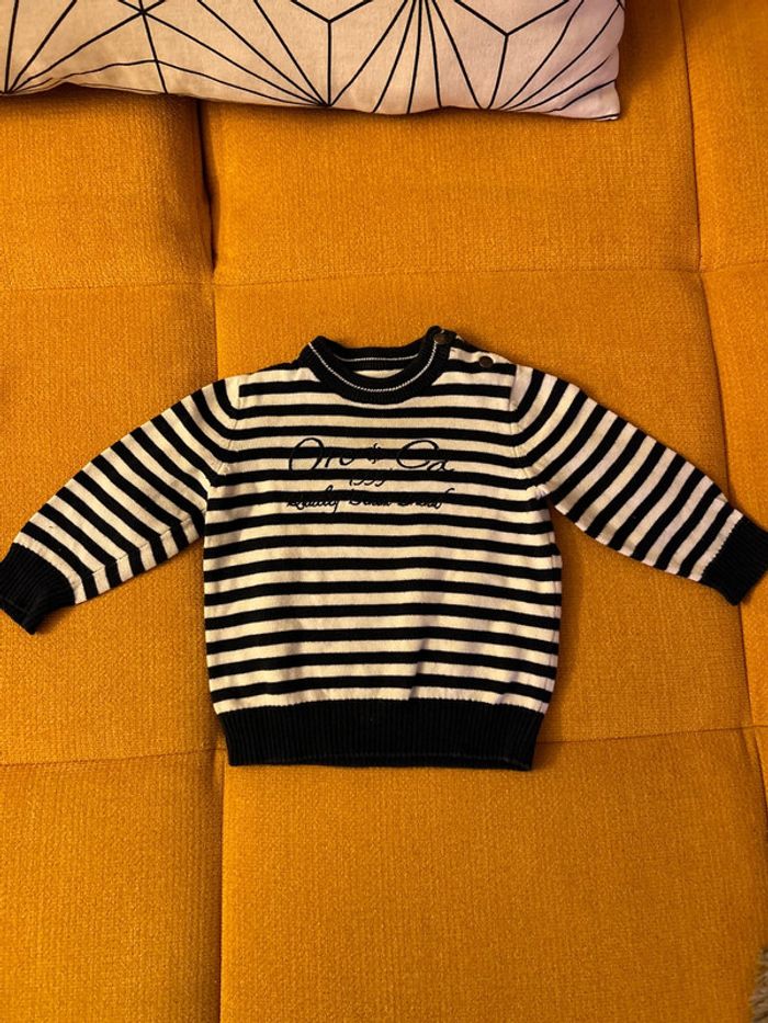 Pull marinière 9 mois