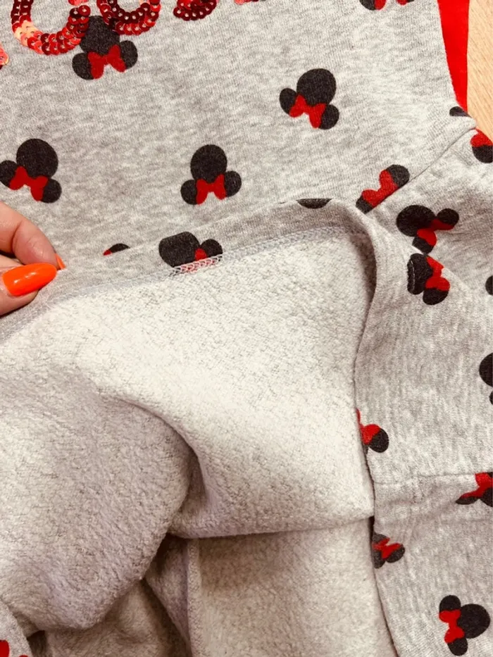 Taille 3 ans tenue 2 pièces fille Disney H&M gris et rouge * Minnie * 🩷 - photo numéro 4