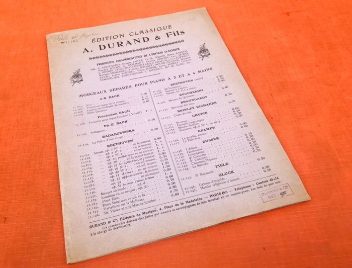 Ancienne partition de Musique Franz Von Suppé Poète et Paysan - photo numéro 10