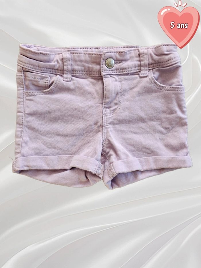 Short lilas fille 5 ans