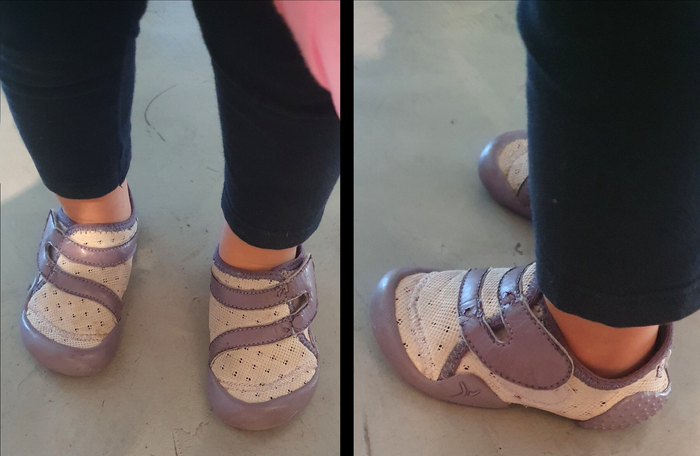 chaussons/basket mauve Decathlon T: 23/24 - photo numéro 4