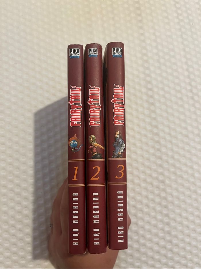 Lot livres FairyTail
