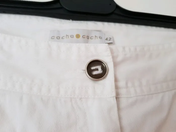 Pantalon large blanc, taille 42 - photo numéro 3
