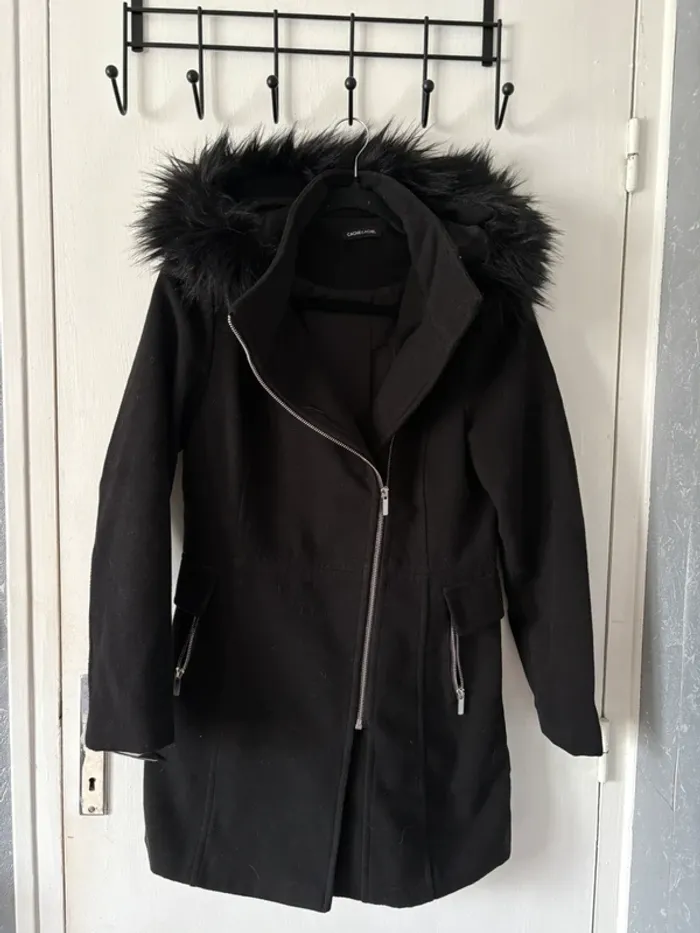 Manteau long cache cache