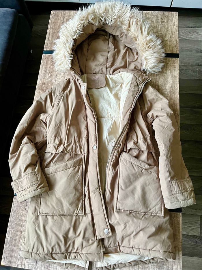 Manteau fille 10 ans kaki